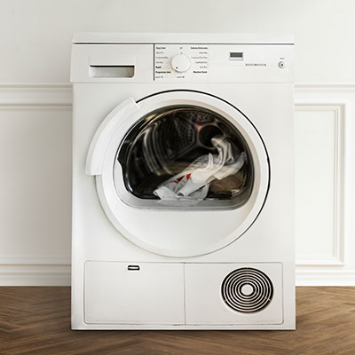 Waschmaschine im Einsatz